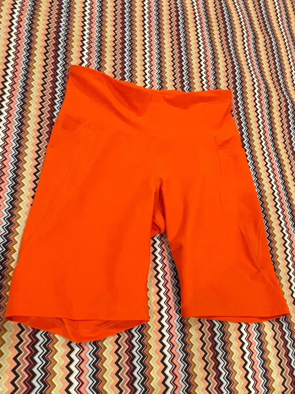 Women's High-Waist Old Navy Orange Active Shorts Large